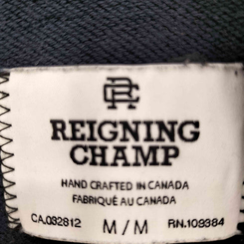 レイニングチャンプ REIGNING CHAMP カナダ製 MIDWEIGHT TERRY FULL ZIP HOODIE ミッドウェイト テリー フル ジップ パーカー メンズ import:M